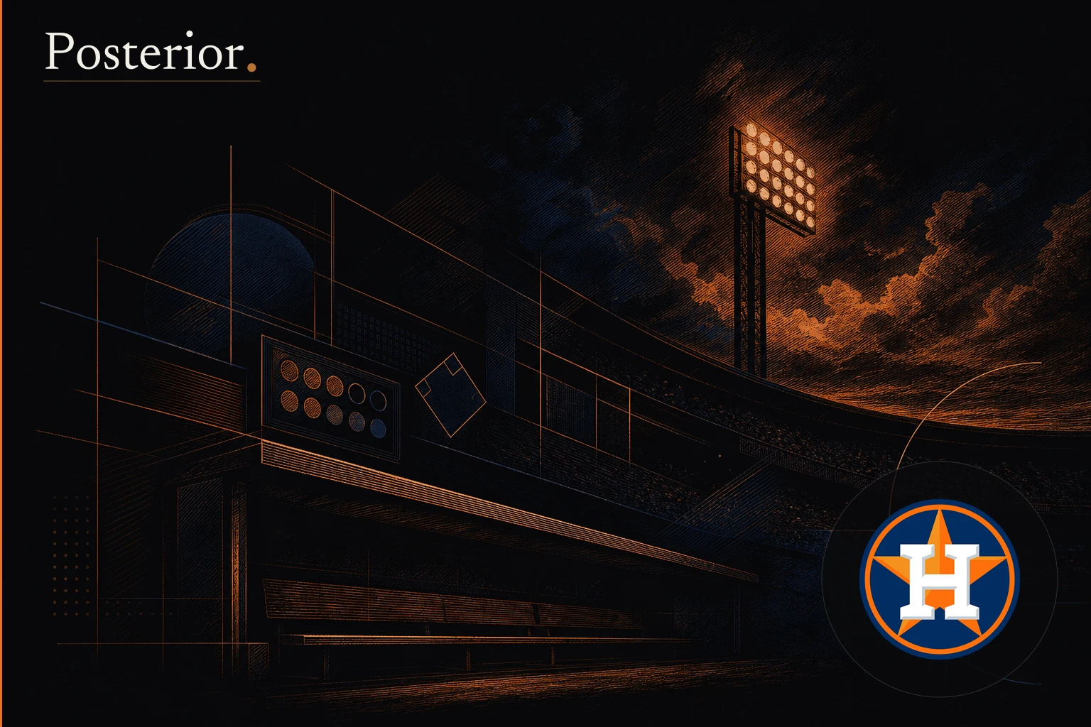 Posterior generated visual for Houston Astros: Astros Confirm Roof Closed for Tonight's Home Game