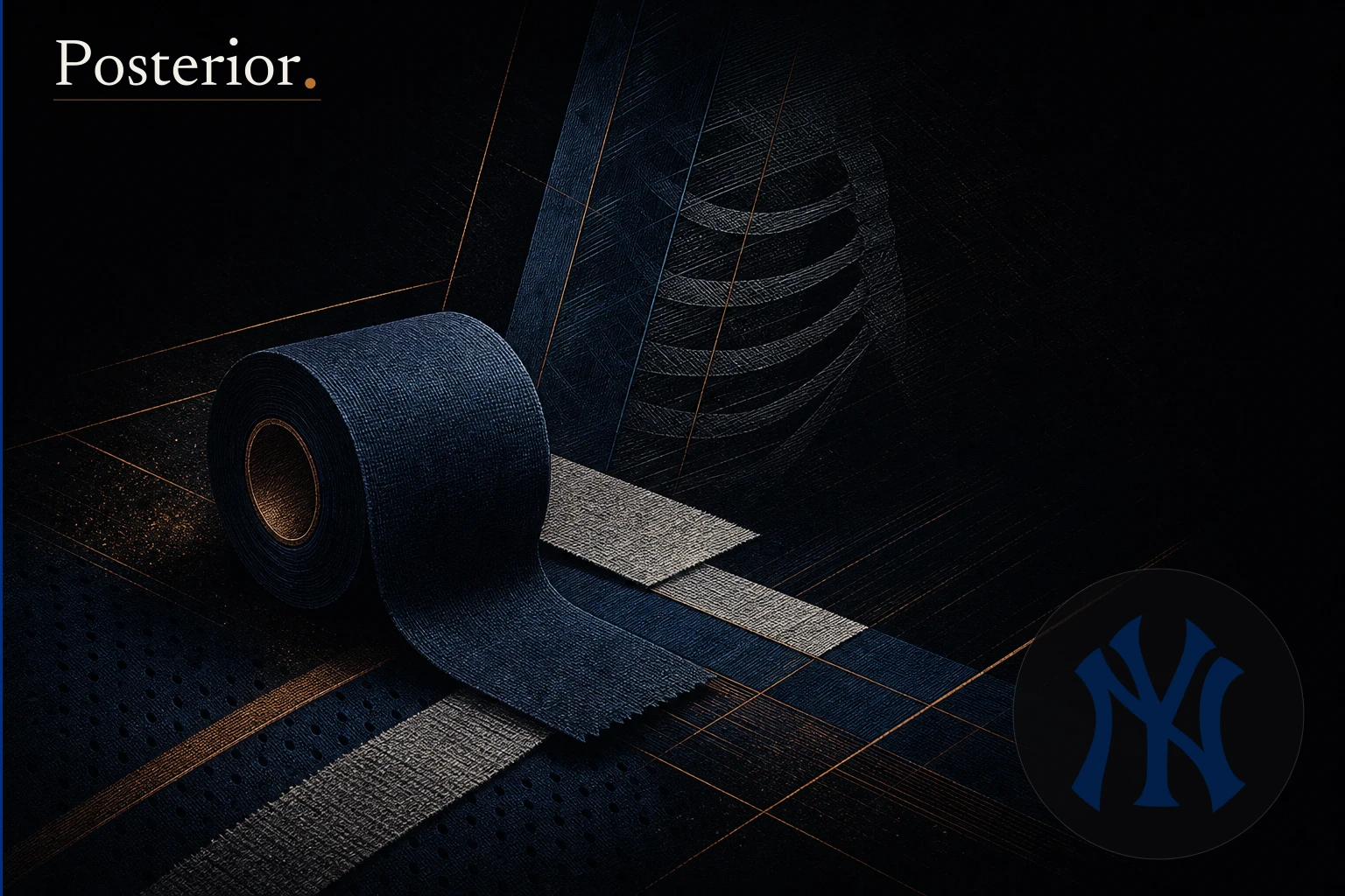Posterior generated visual for New York Yankees: Aaron Judge placed on injured list with fractured rib after playing t...