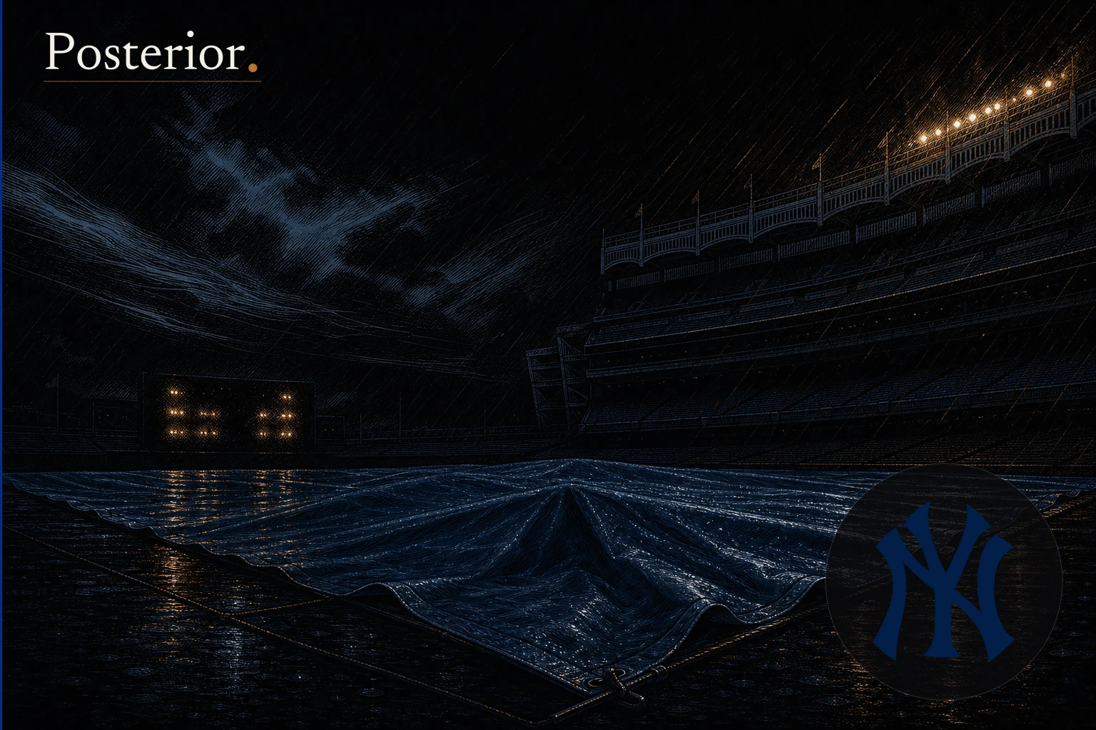 Posterior generated visual for New York Yankees: Yankees Adjust Tonight's First Pitch to 7:15 p.m.