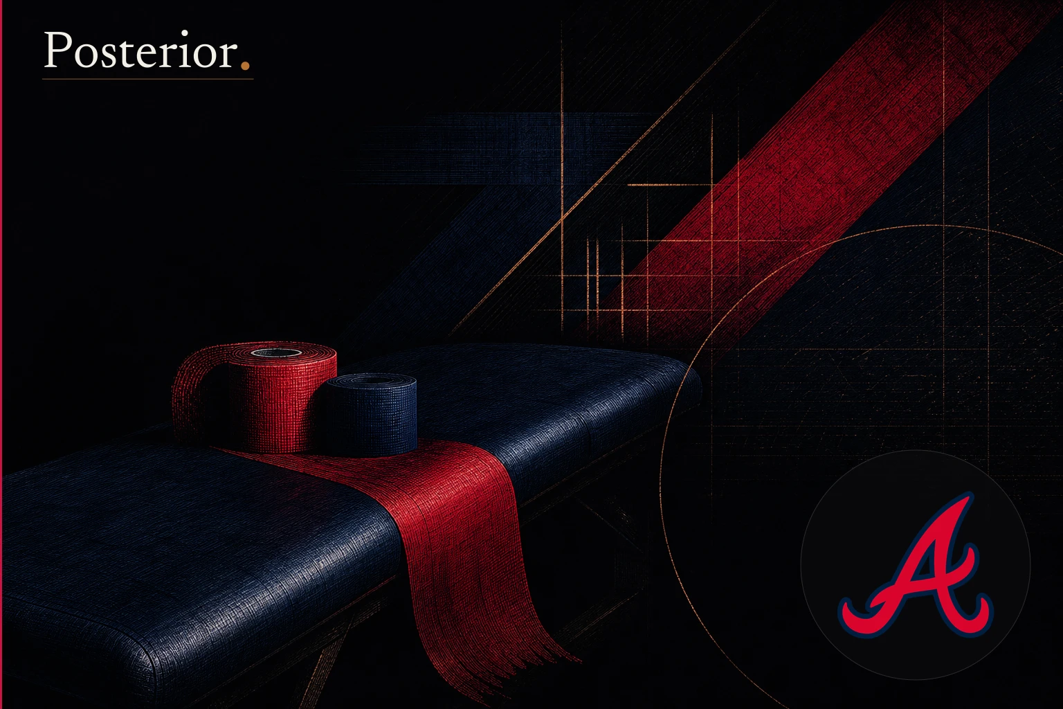 Posterior generated visual for Atlanta Braves: Ronald Acuña Jr. placed on IL with hamstring strain as Braves hold ML...