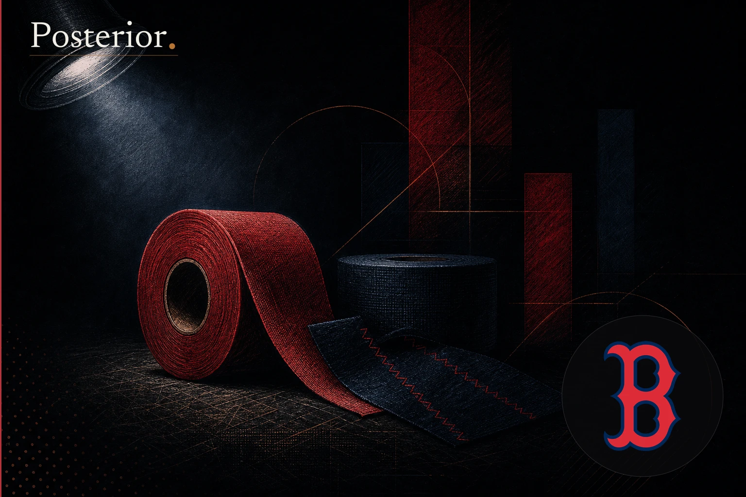 Posterior generated visual for Boston Red Sox: Garrett Crochet says lat strain "a lot worse than what we thought," n...