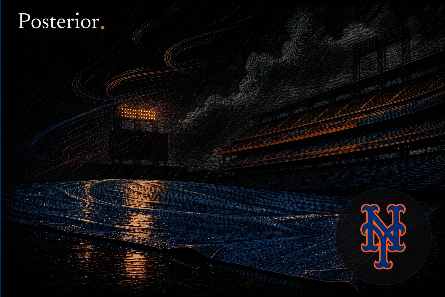 Posterior generated visual for New York Mets: Syracuse Mets Triple-A Game Rained Out