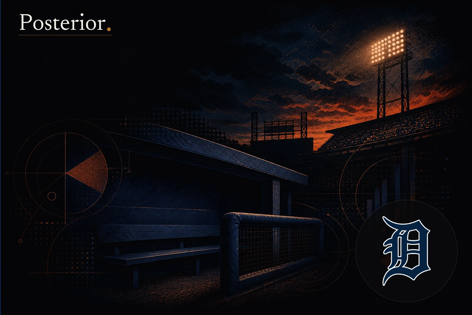 Posterior generated visual for Detroit Tigers: Justin Verlander retires after final start with Detroit Tigers
