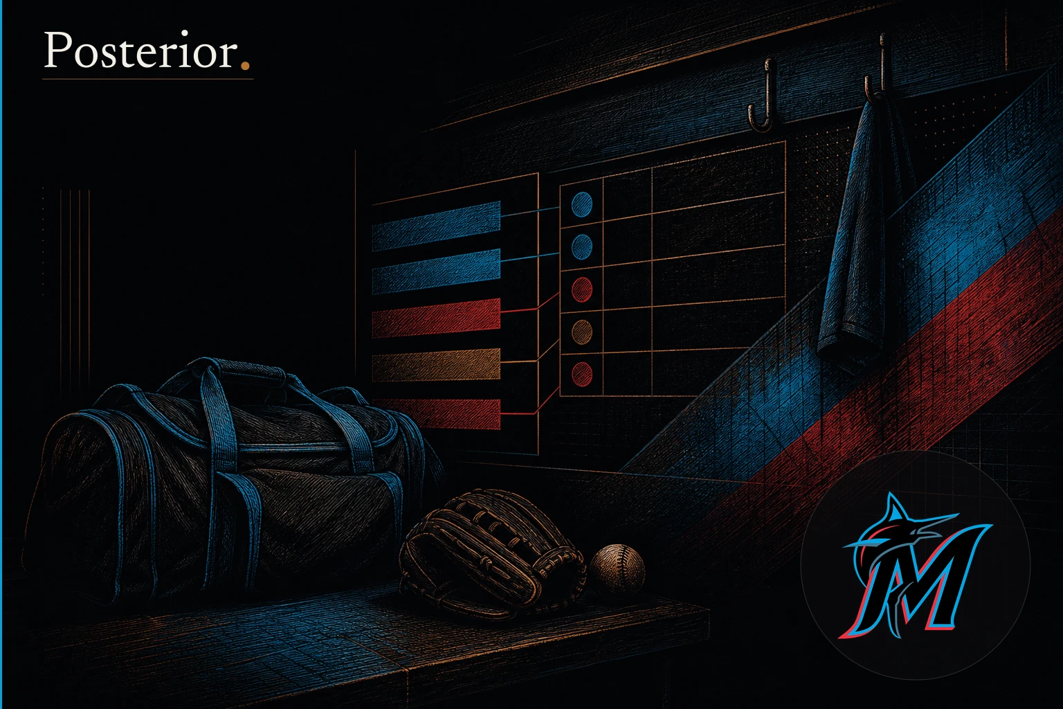 Posterior generated visual for Miami Marlins: Miami Marlins outfielder Josh Stowers placed on injured list