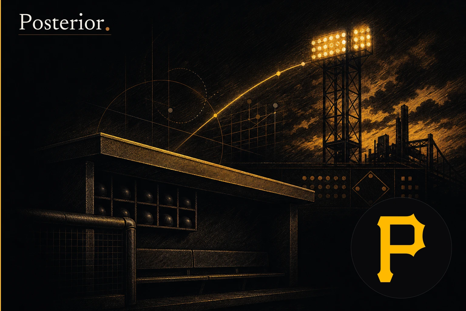 Posterior generated visual for Pittsburgh Pirates: Valdez Homers in Four Straight for Pirates