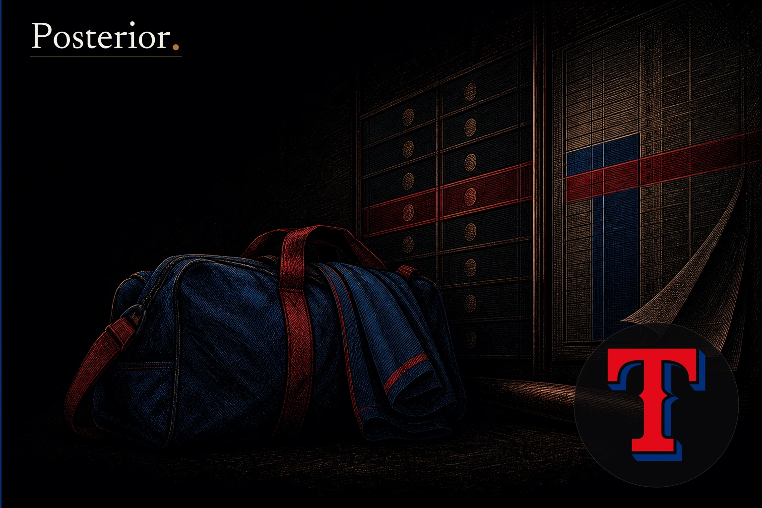 Posterior generated visual for Texas Rangers: Wyatt Langford Returns to IL