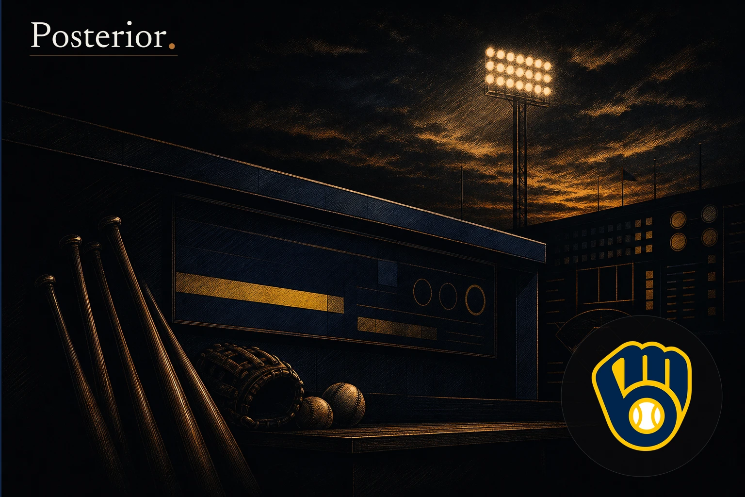 Posterior generated visual for Milwaukee Brewers: Brewers Enter Deadline as NL Central Leaders Hunting Offensive Upgrades