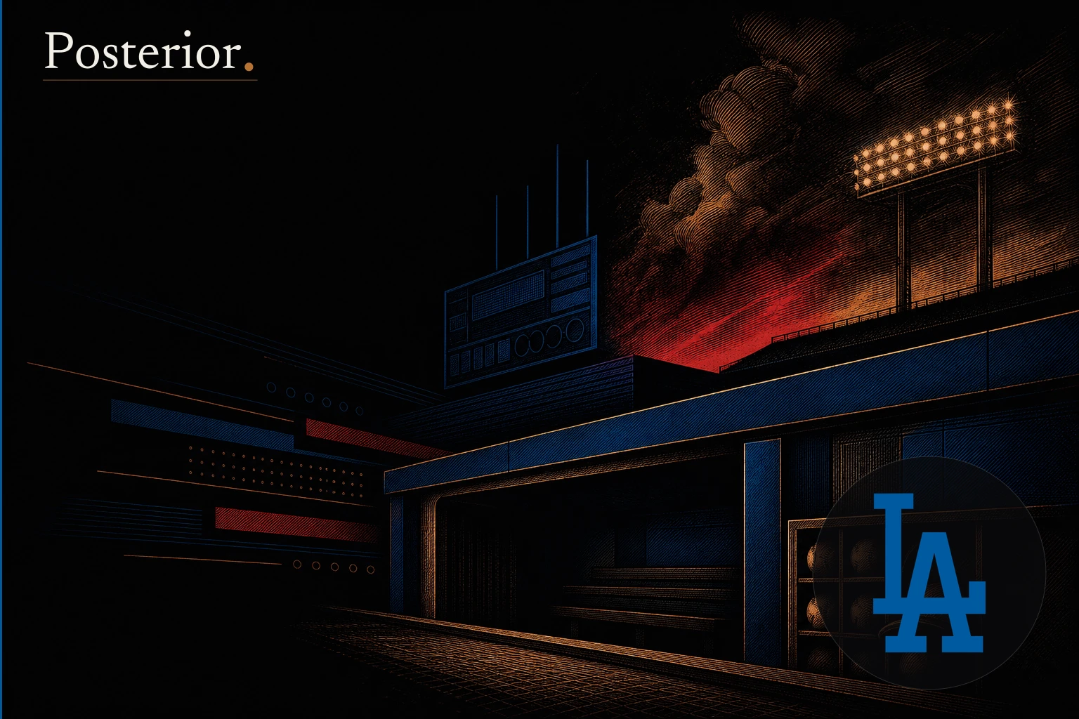 Posterior generated visual for Los Angeles Dodgers: Alfonzo plays for Dodgers amid family tragedy after Venezuela quakes