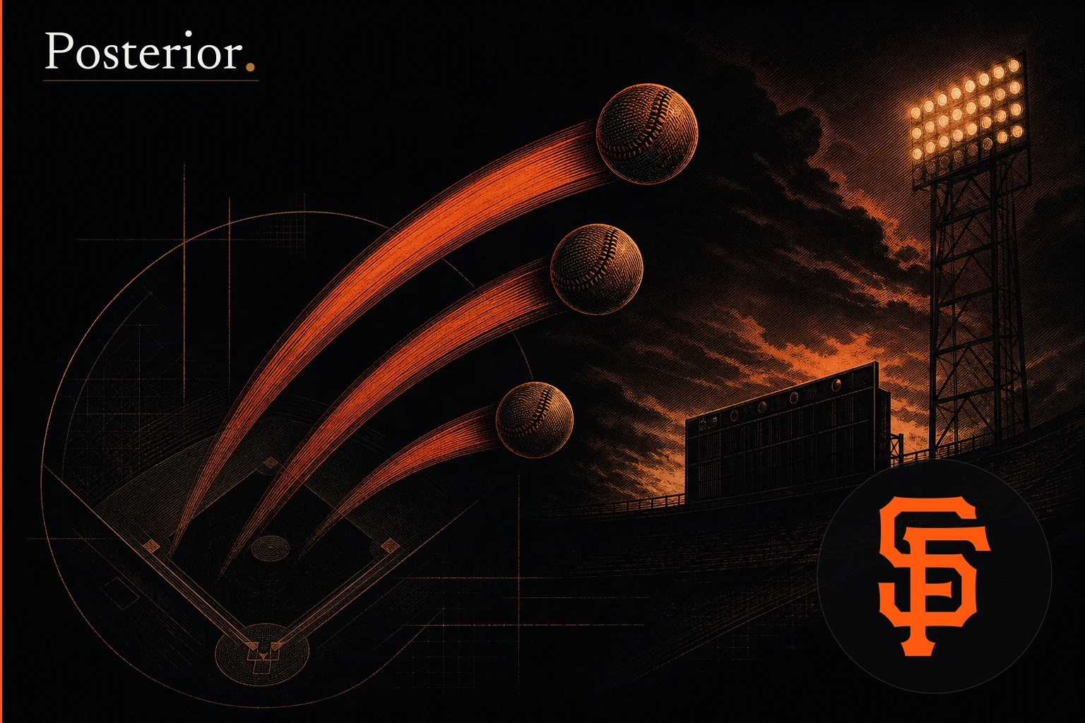 Posterior generated visual for San Francisco Giants: Ramos Slugs Three HRs in Historic Giants Performance vs. Blue Jays