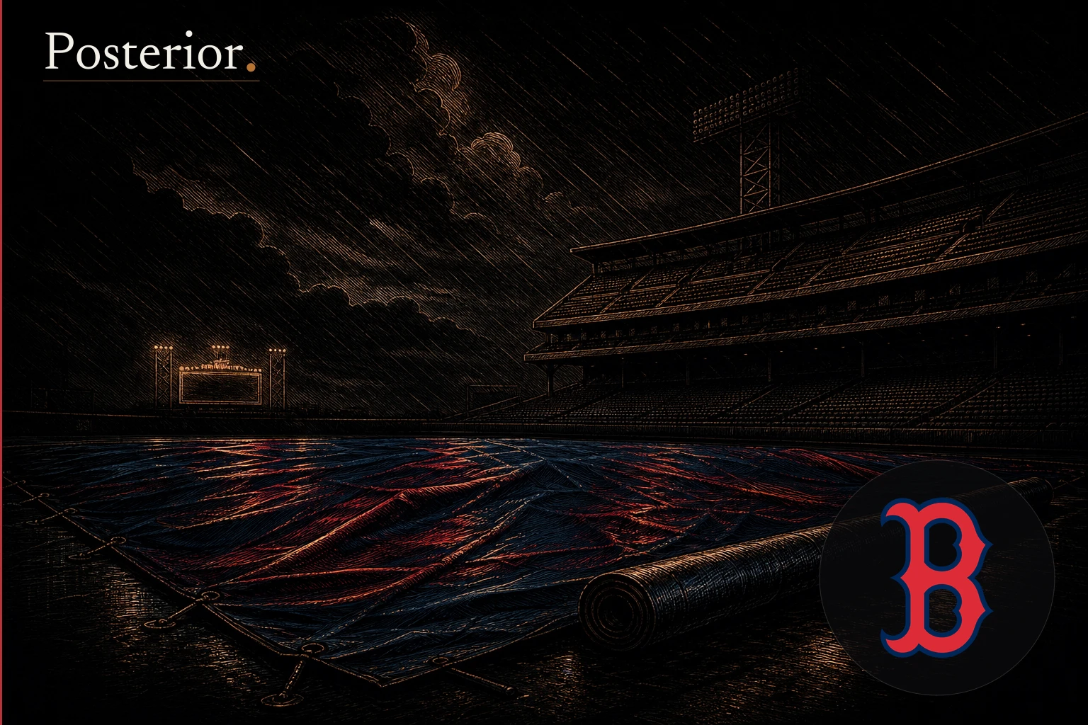 Posterior generated visual for Boston Red Sox: Red Sox Travel Issues Force Delay of Mets Series Opener